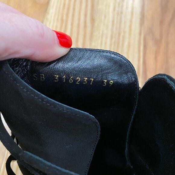 YSL Yves Saint Laurent Suede Booties - Picture 6 of 8